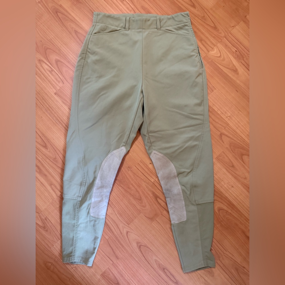 Ariat Breeches Women's 28R Beige Pro Series Equestrian Tan Riding Pants Grip 733